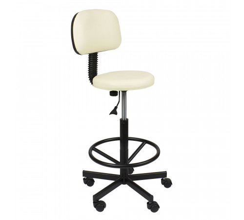 Стул мастера АСТЕК высокий с опорой для ног и спинкой