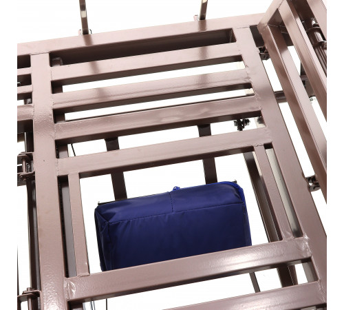 Кровать механическая YG-6 (ММ-2624Н-06/2124Н-04) ЛДСП с туалетным устройством и судном с крышкой, функцией «кардиокресло», в комплекте с матрасом