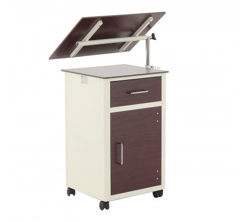 Тумба прикроватная с поворотной столешницей из HPL пластика ПТ-001