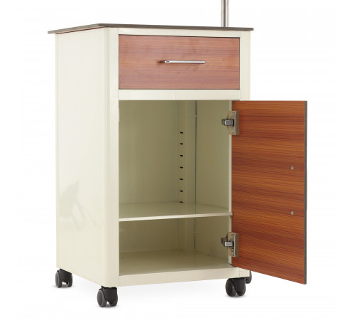 Тумба прикроватная с поворотной столешницей из HPL пластика ПТ-001