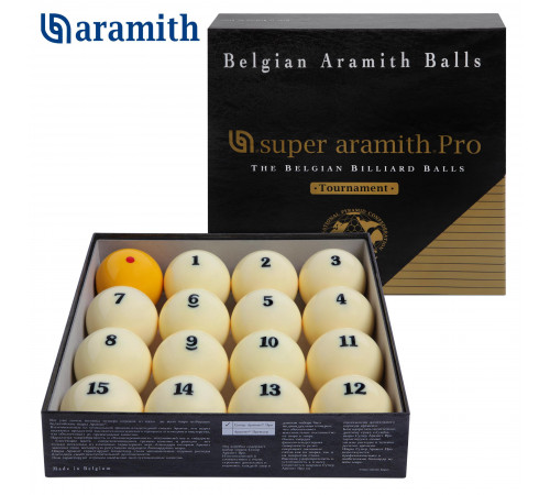 Шары Super Aramith Pro-Cup Tournament Pyramid Ø 67 мм 