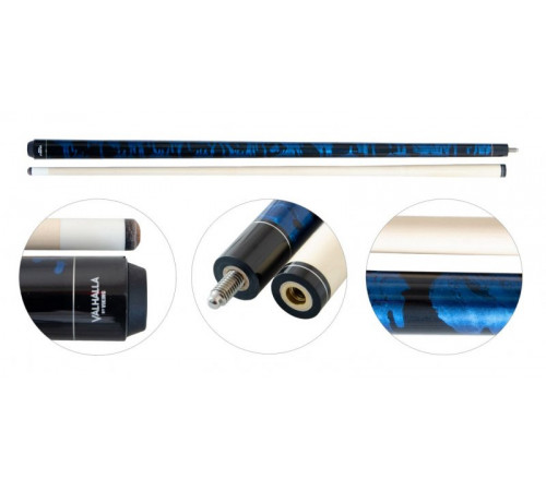 Кий / пул 2-pc "Viking Valhalla VA211" (синий)