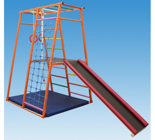 Детский спортивный комплекс Теремок 170 с площадкой металл