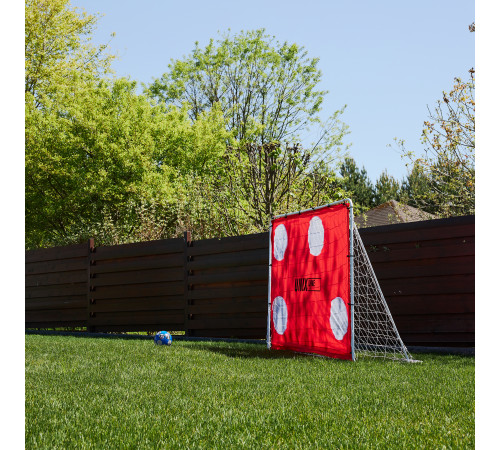 Ворота футбольные переносные UNIX Line стальные 217x153 см, с мишенями