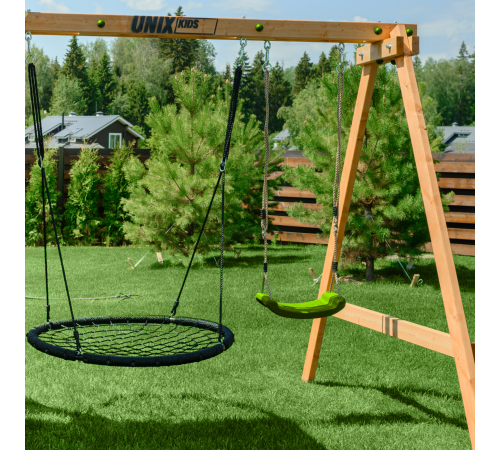 Детский игровой комплекс UNIX Kids (6 in 1) Light Green