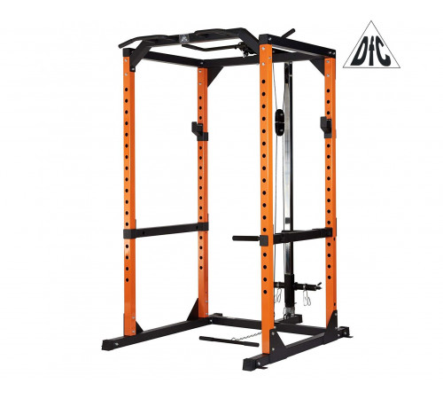 Рама силовая и тяга сверху DFC черный/оранж. (четыре короба)