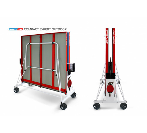 Всепогодный складной теннисный стол Compact Expert Outdoor 6 blue для улицы и помещений