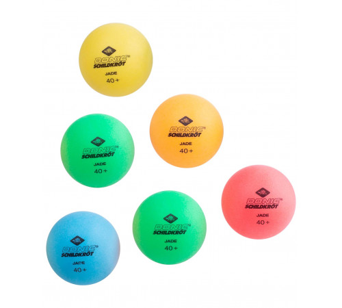 Мяч для настольного тенниса Colour Popps Poly, 6 шт