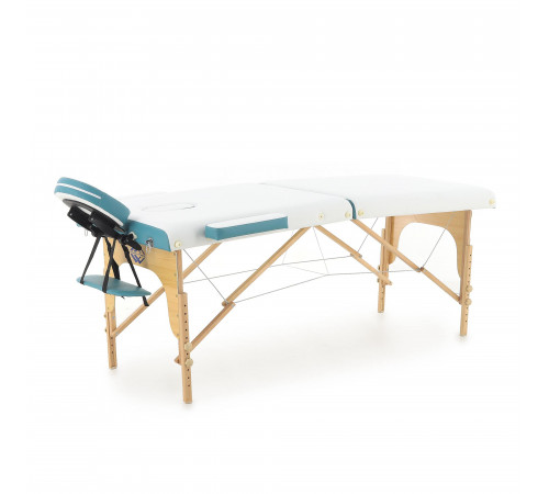 Массажный стол складной деревянный JF-AY01 2-х секционный (светлая рама)
