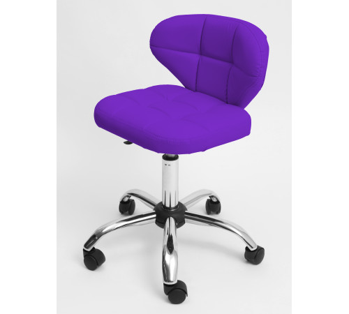 Стул мастера Трио, хром на колесах