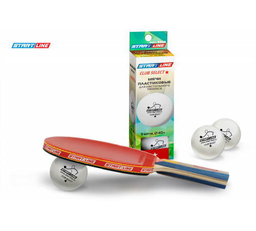 Мячи Start line Club Select 1* New (3 шт, бел.)