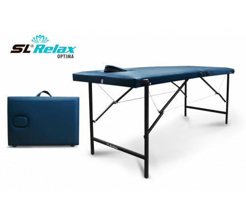 Массажный стол Relax optima синяя кожа